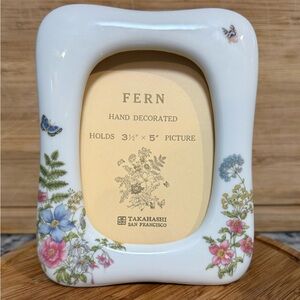 Vintage Takahashi San Francisco Porcelain picture frame